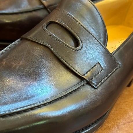 JOHN LOBB “LOPEZ” Last#4395 museumcalf DARK BROWN size６1/2 Ｅ