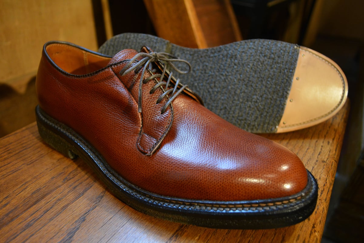 【美品良靴】ALDEN BROWNアルパインカーフ7h #947 ALDEN ＃947 | credo on line Store