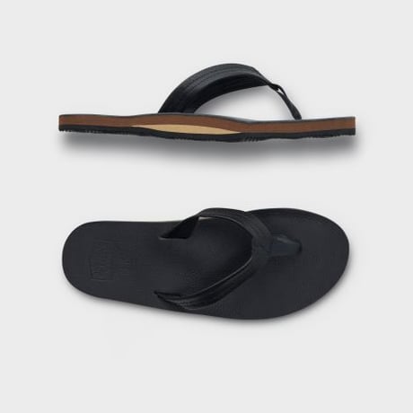 PHIGVEL‐MAKERS Co. -LEATHERSANDAL-(BLACK)