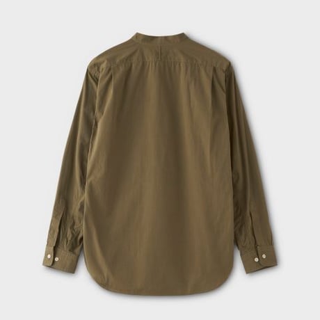 PHIGVEL MAKERS & Co. PMAM-LS02 / BAND COLLAR DRESS SHIRT (OLIVE)