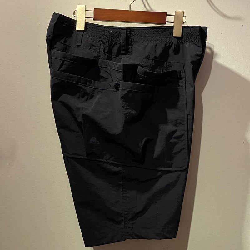 SASSAFRAS -Whole Hole Pants 1/2- (BLACK) | cr