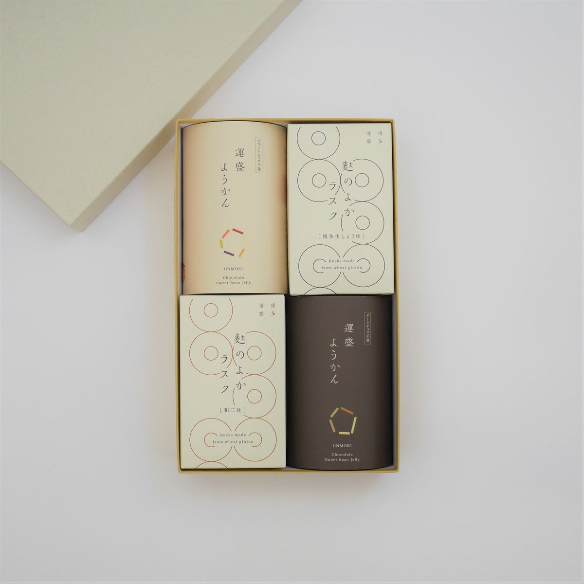 貼箱麩のよかようかんセット | 博多運盛