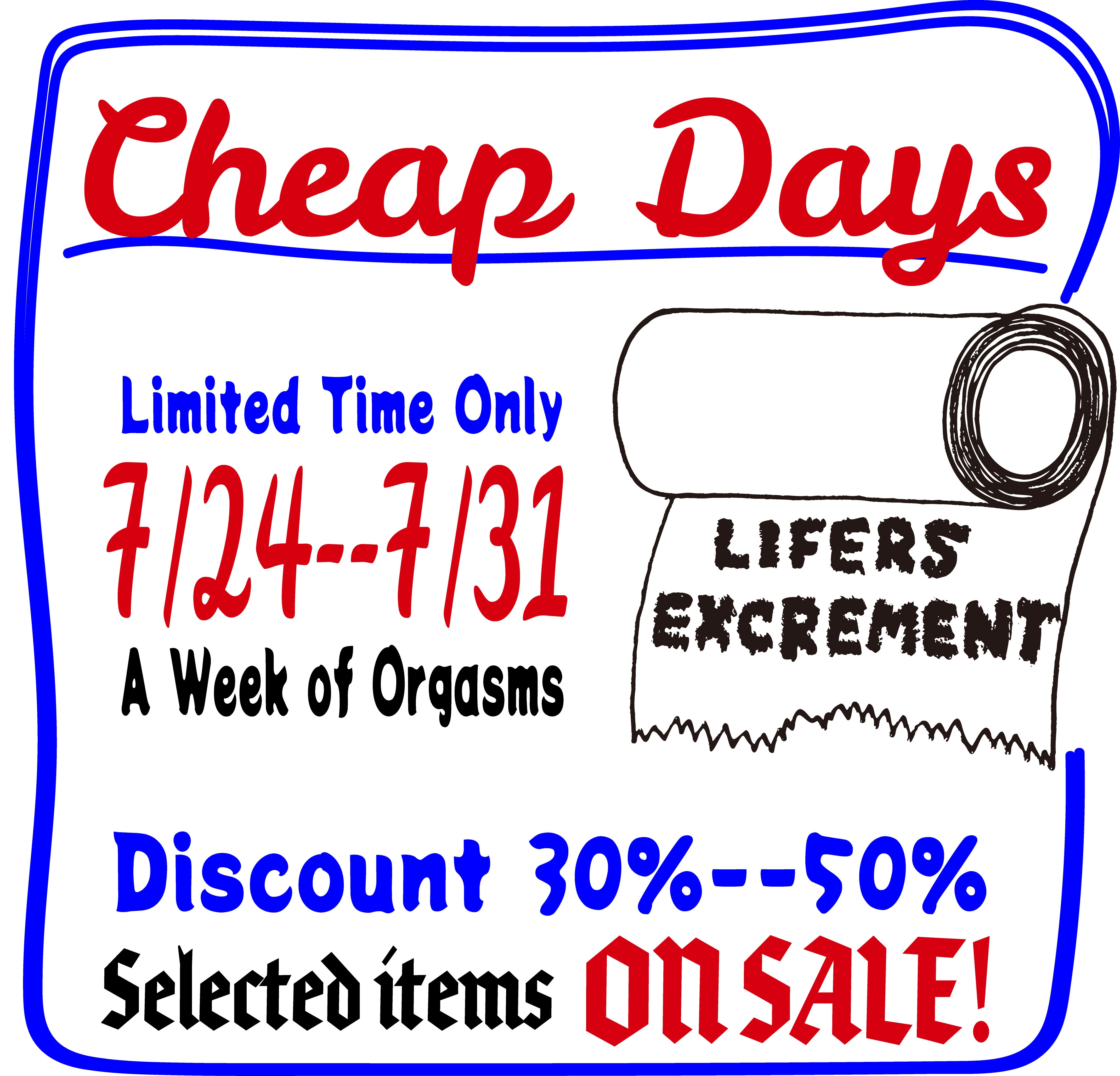 Cheap Days !!