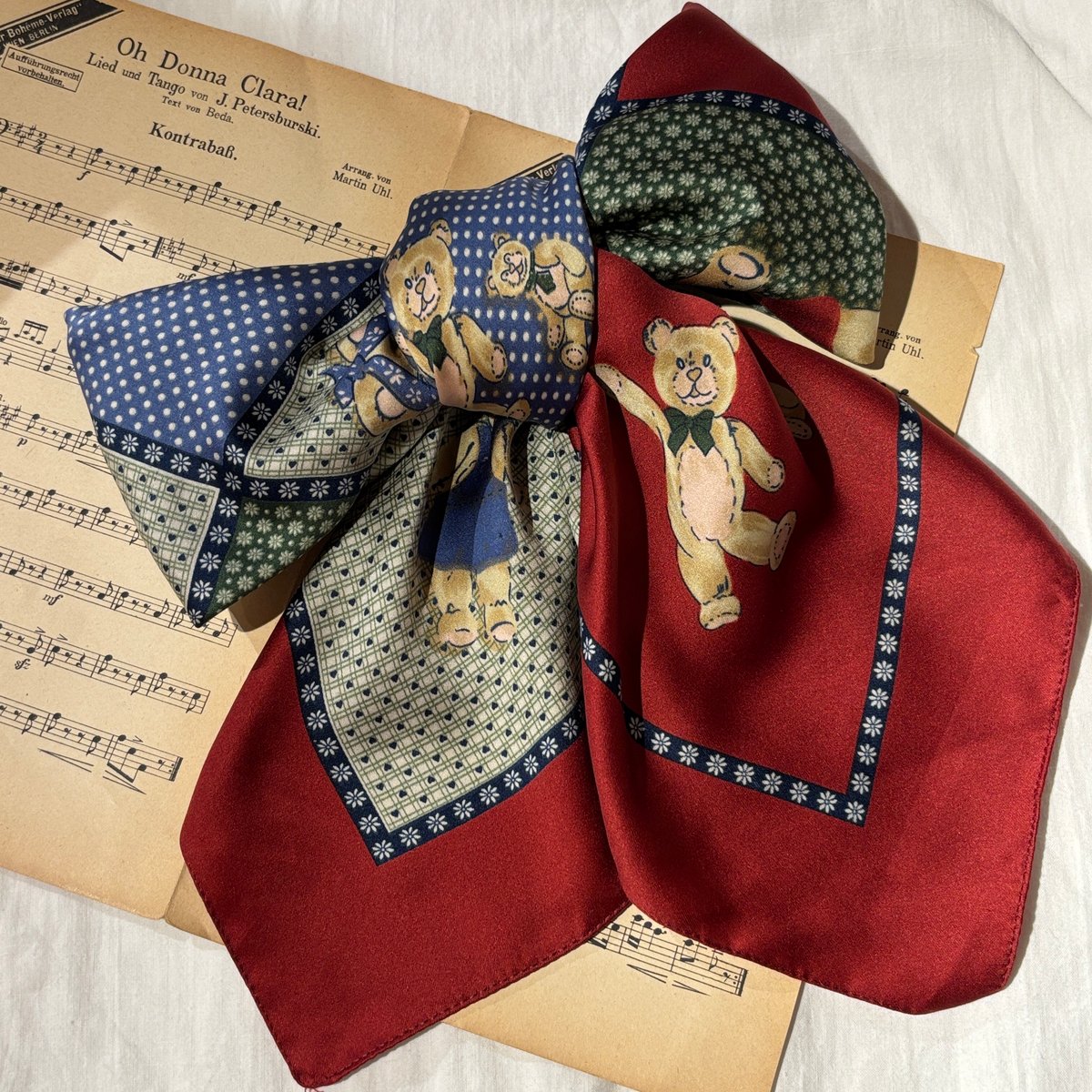 【限定】Hermann ハーマン ジャパニーズ ベアー コレクター NO.90 scarf 173[ge909] | JuRian