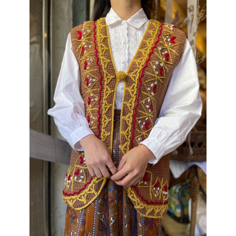 Y-436◇美品 正絹 袷 雅峰落款 手描き友禅 刺繡衿付 手縫い 長襦袢 Y-436◇美品 正絹 袷 雅峰落款 手描き友禅 刺繡衿付 手縫い