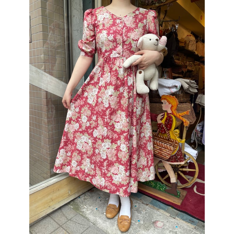 新品未使用【リリレナ】ジレワンピ セール】 【WEB限定・洗える】サマーフレア ノースリーブ