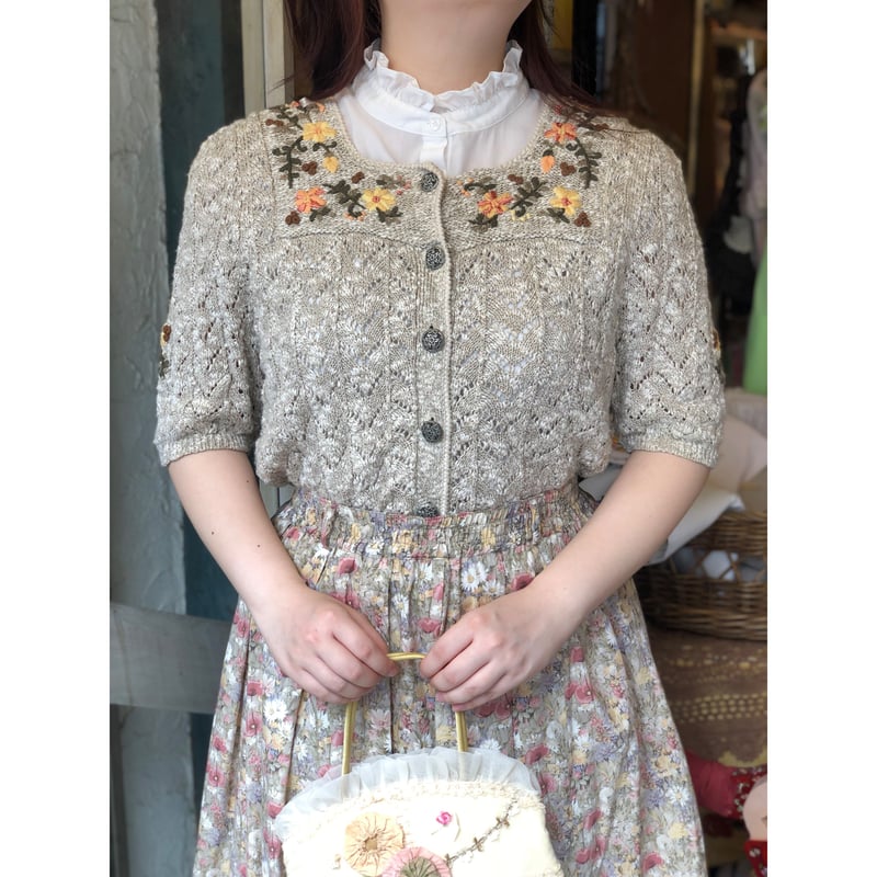 値下げ 美品 dhal 羽織 ダル トップス ショルダーカットトップス＆スカパンスウェット | ファッション
