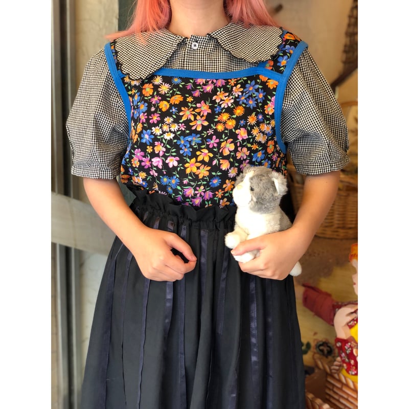 TARA JARMON トップス　花柄　幾何学模様　カラフル　人気　完売 tops 351[ge649] | JuRian