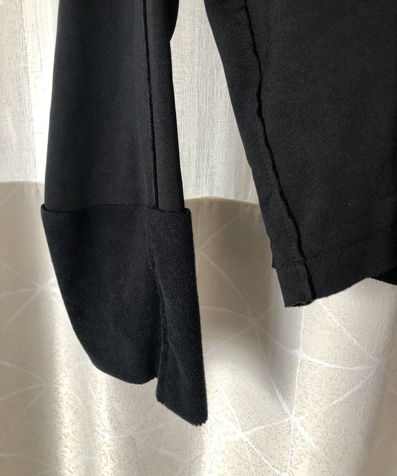 Mhairi マイリ ナイロン×綿 切りっぱなし モードプルオーバー | REAL ME 