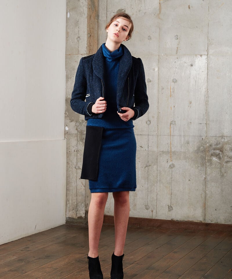 ko-haction リバーシブル ブルゾン グレー ネイビー 38( M )