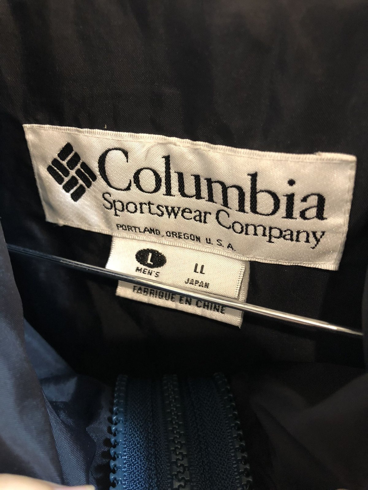 【コロンビア】Columbia  マウンテンパーカー　モスグリーン 　ネイビーM