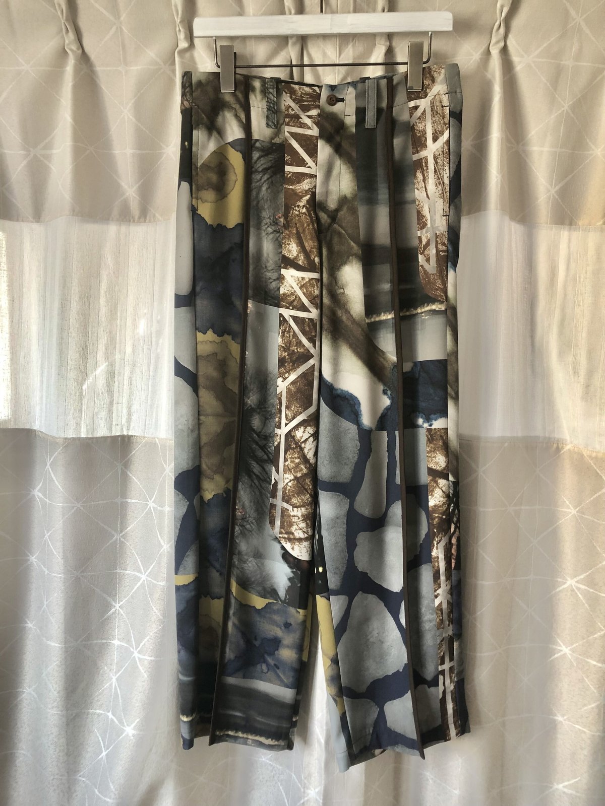 ohta オオタ 18SS チェックワイドパンツ ohta オオタ check pants [pt-35C]