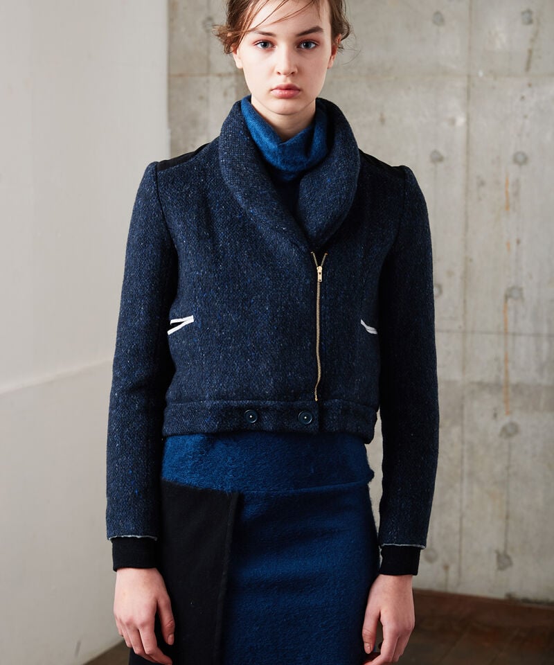 ko-haction リバーシブル ブルゾン グレー ネイビー 38( M )