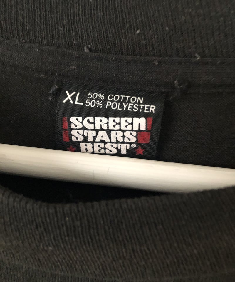 メンズ古着 半袖 黒 ダークグレー プリントTシャツ XL / SCREEN STARS