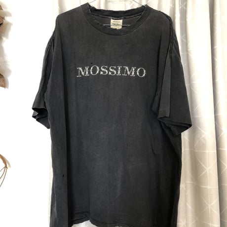 メンズ古着 MOSSIMO 半袖 ビッグ黒Tシャツ L