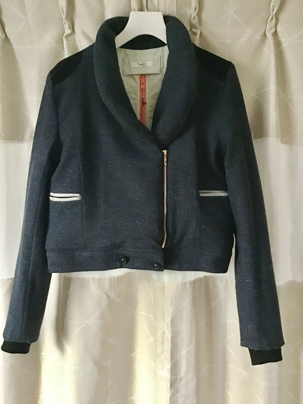 ko-haction リバーシブル ブルゾン グレー  ネイビー 38( M ) ko-haction コハクション リバーシブル ブルゾン グレー & ネイビー 38