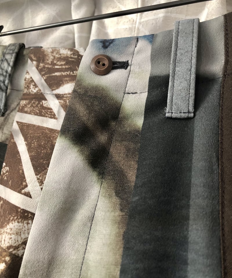 ohta オオタ 18SS チェックワイドパンツ ohta オオタ check pants [pt-35C]