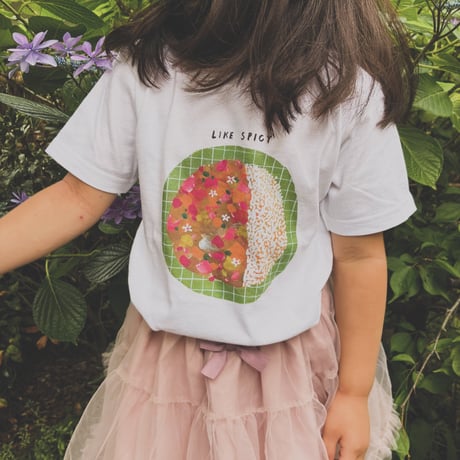 【受注】T-shirts "LIKE SPICY" for kids