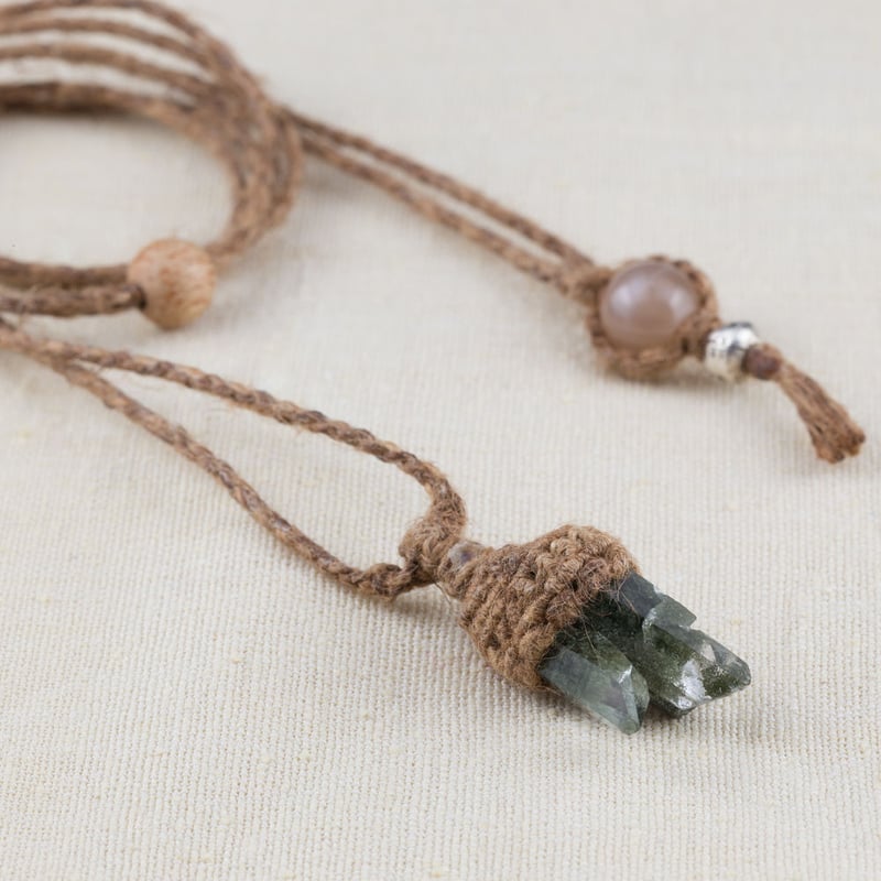 ネパール クリスタルネックレス M'S COLLECTION M's collection エムズコレクション THORN