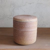 お塩が固まらない塩壷 M・筒形 〈スプーン M付〉