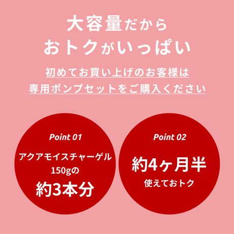 敏感肌 肌荒れ に 美肌菌 を新配合  アクアモイスチャーゲル 420g 詰替え　2個セット  ( 敏感肌 / トラブル肌 ) オールインワンゲル / 保湿 / セラミド