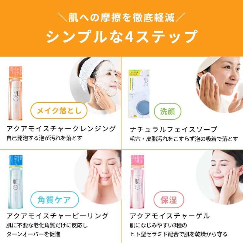 敏感肌 肌荒れ に 美肌菌を新配合 アクアモイスチャークレンジング