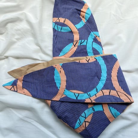 African batik　被るturban   ①