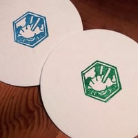 緑☆UGVメダル☆ペーパーコースター2枚set