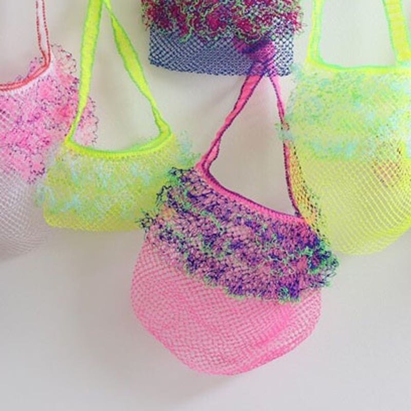 ネットフリルショルダーバッグ／ピンク | 中国・台湾・香港・アジアの