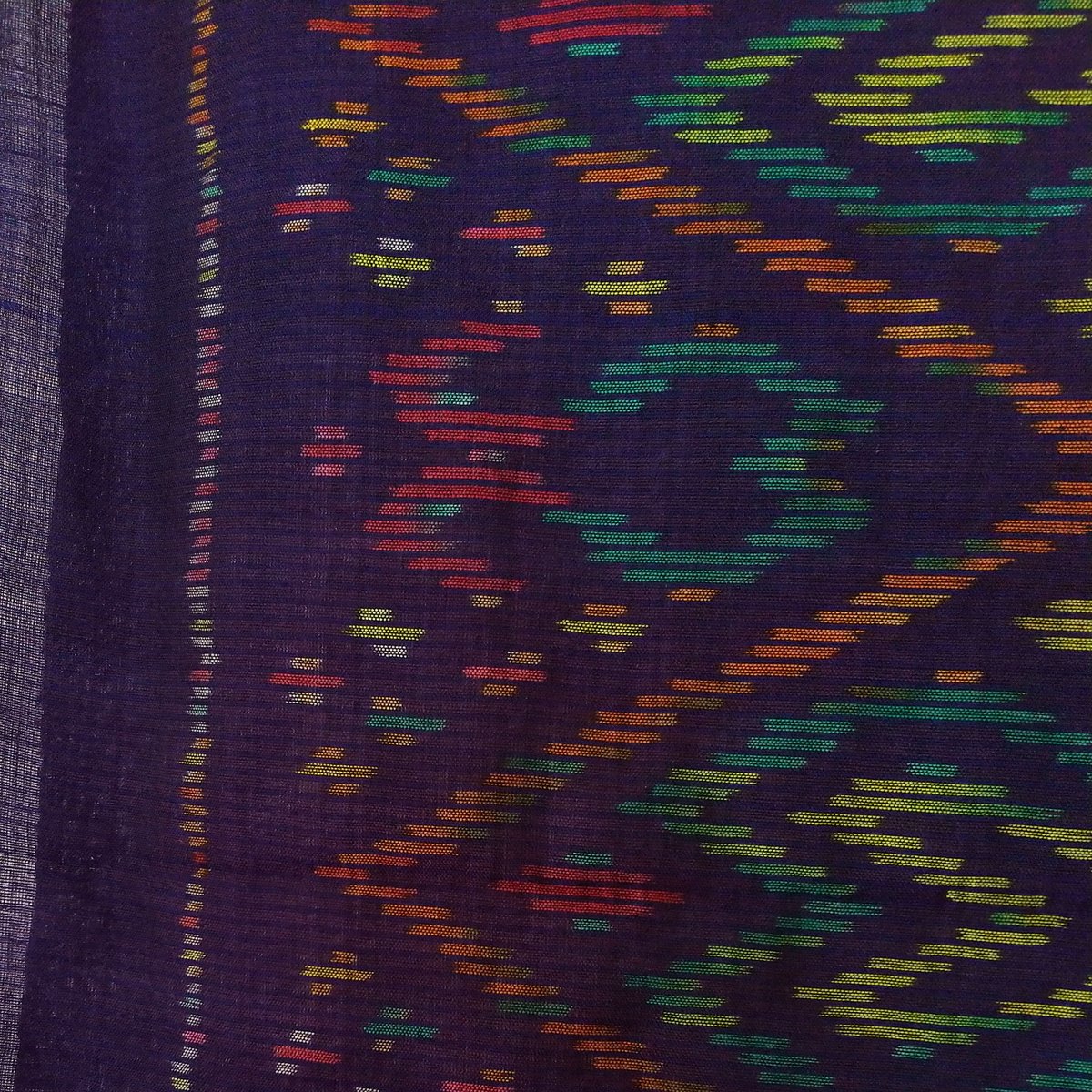 ラオス手織り布／青紫① | 中国・台湾・香港・アジアのかわいい