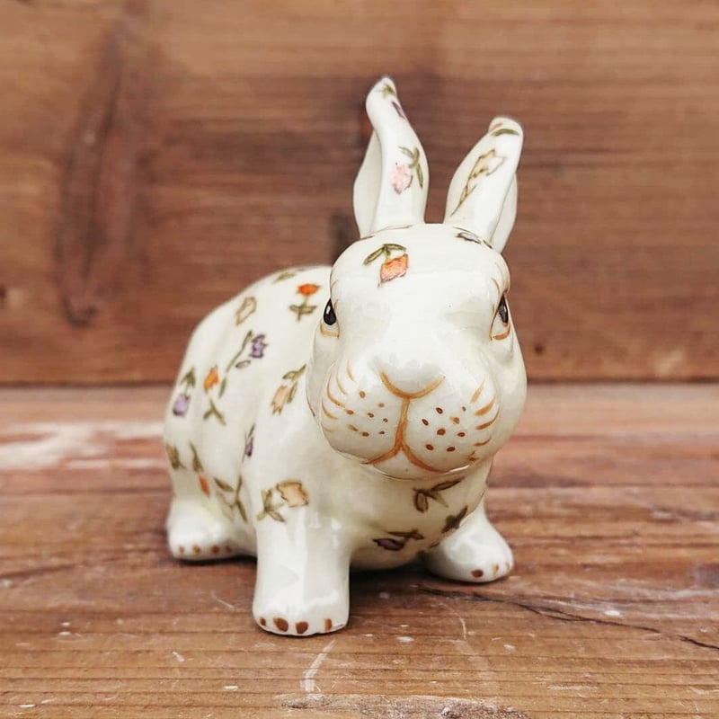 花柄うさぎのオーナメント（小） | 中国・台湾・香港・アジアの