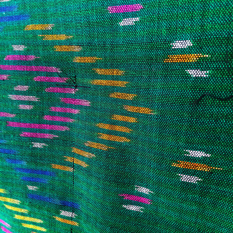 織物の国ラオスのハンドメイドステッチ ラオス🇱🇦手織り布のネックレス #ラオスの布 #handmade