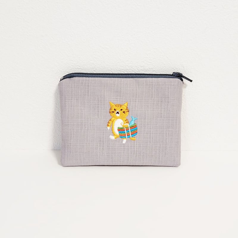 NAJI】台湾モチーフ刺繍のミニポーチ | 中国・台湾・香港・アジアの