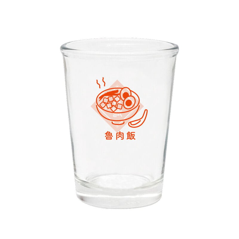 台湾ネオン ビールグラス（魯肉飯／レッド） | 中国・台湾・香港