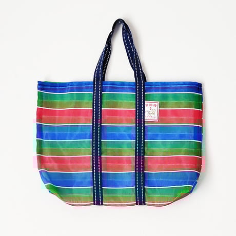 【美品】mojocamar メッシュバッグ メッシュバッグ メッシュトート A4が入る ブラック 無地 海水浴