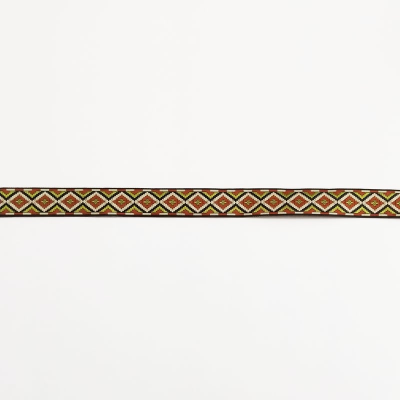 20mmチロリアンテープ「抹茶あずきカラーのダイヤ」（10cm単位