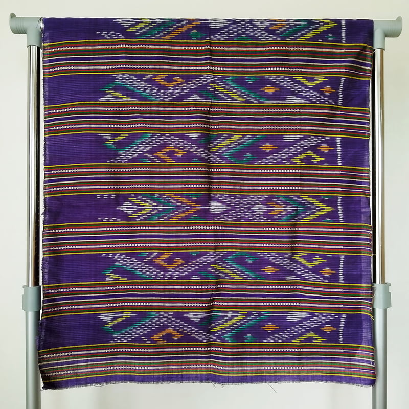 ラオス手織り布／青紫② | 中国・台湾・香港・アジアのかわいい