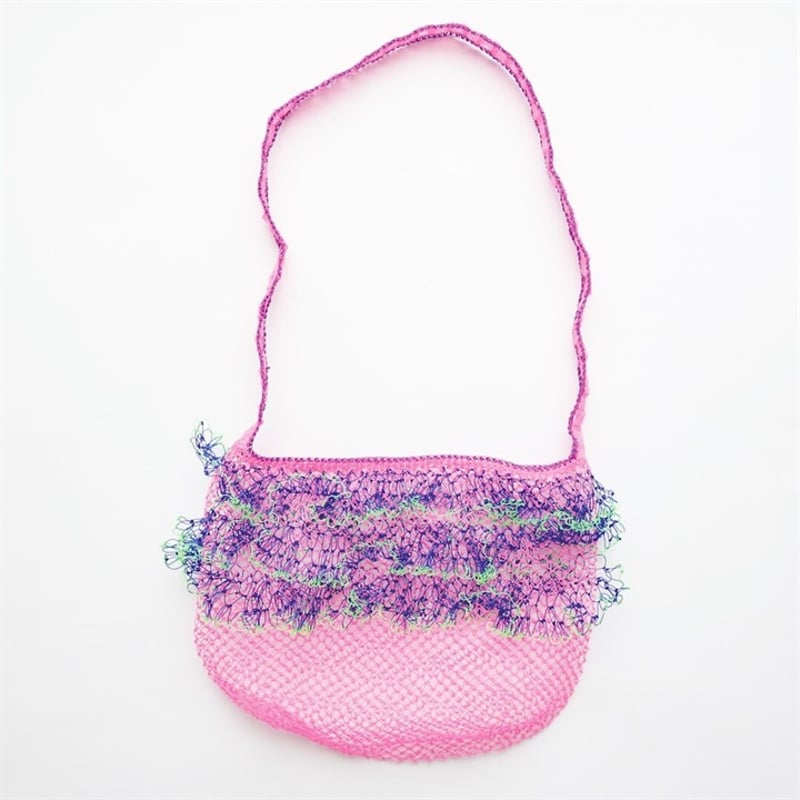 ネットフリルショルダーバッグ／ピンク | 中国・台湾・香港・アジアの