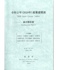 令和２年（2020年）産業連関表－総合解説書－ [978-4-8223-4259-3]-01