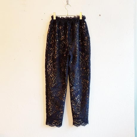 レースパンツ [navy × black]