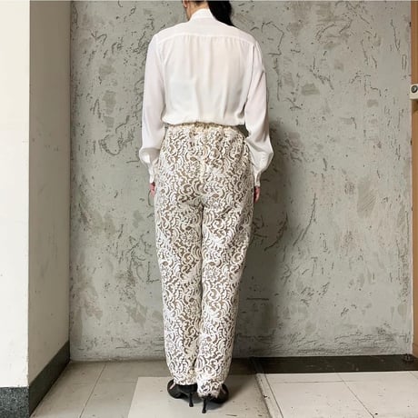 レースパンツ［ivory×beige］