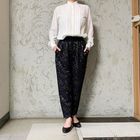 レースパンツ [navy × black]