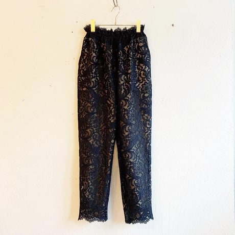 レースパンツ [navy × black]