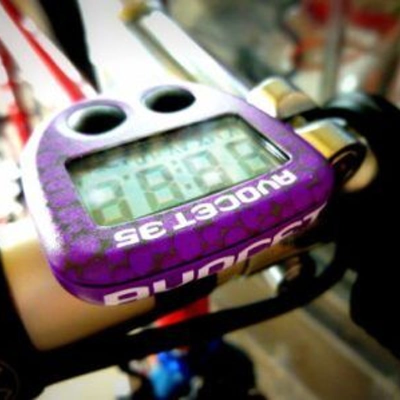 AVOCET 45 サイクルコンピューター　ホワイト＆パープル AVOCET45 Since1977 | katsuris cycle web store