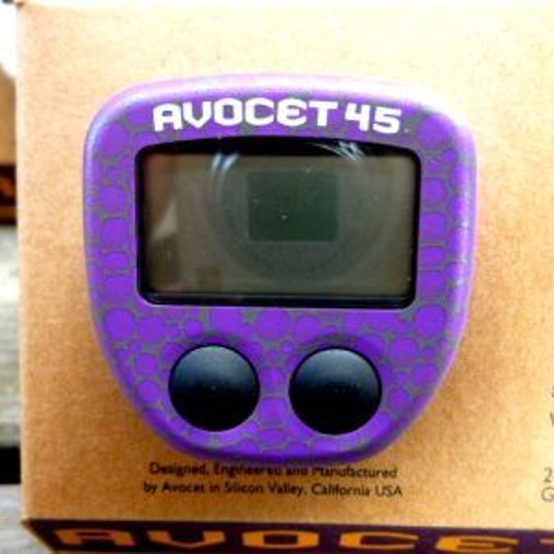 AVOCET 45 サイクルコンピューター　ホワイト＆パープル AVOCET45 Since1977 | katsuris cycle web store