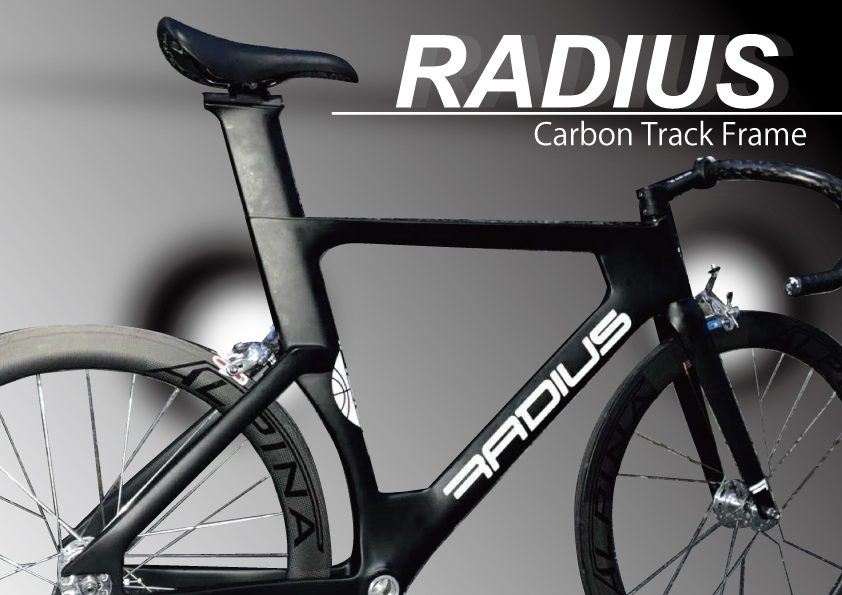 ブレーキが付く、カーボントラックフレーム | katsuris cycle web store