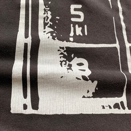 Vintage Logo  T-SHIRT OverdyeBlack