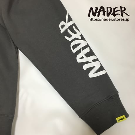 「Afilahkziw」Crew Neck Sweat (Cement gray)