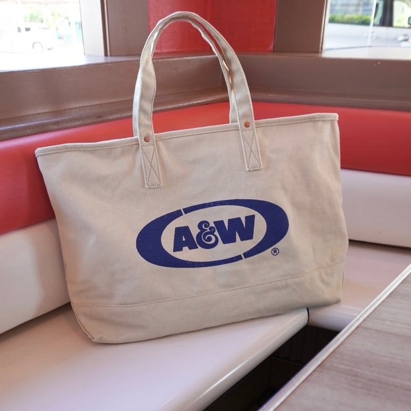 未使用品ビンテージ沖縄A&amp;Wの大きなバッグレア商品 WORLD LOVERS BAG | A&W Okinawa