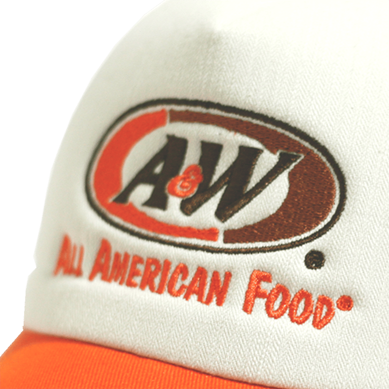 新品未使用品 A&W エンダー メッシュキャップ オレンジ 沖縄